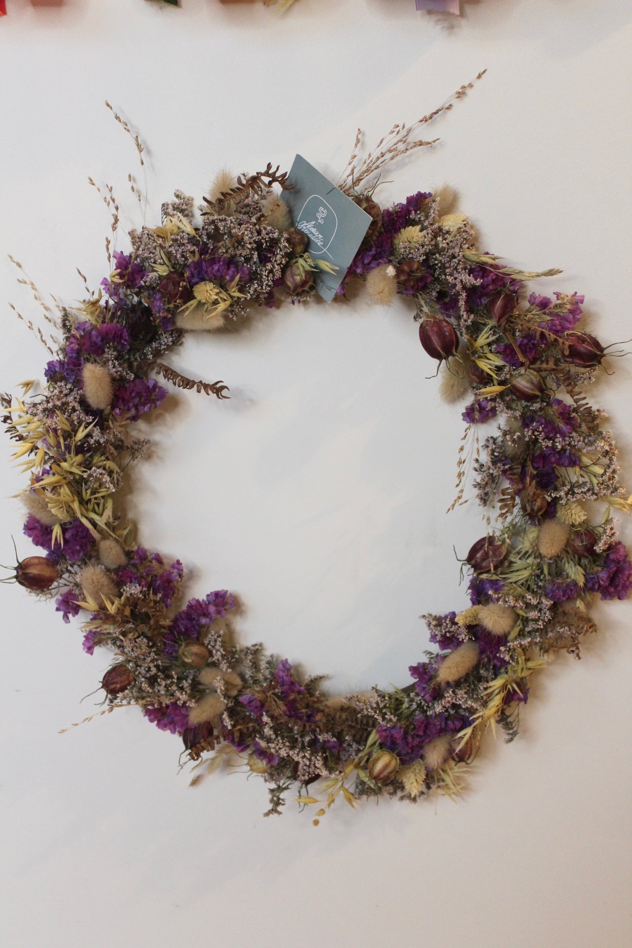 Atelier couronnes de fleurs séchées