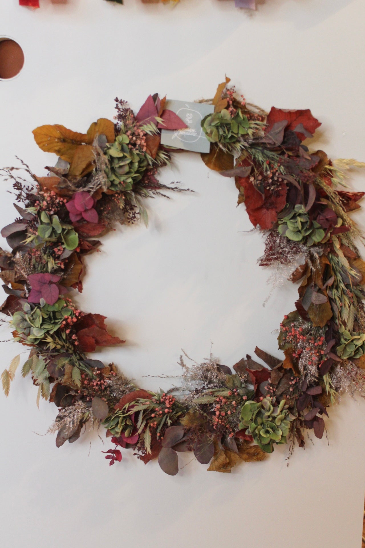 Atelier couronnes de fleurs séchées
