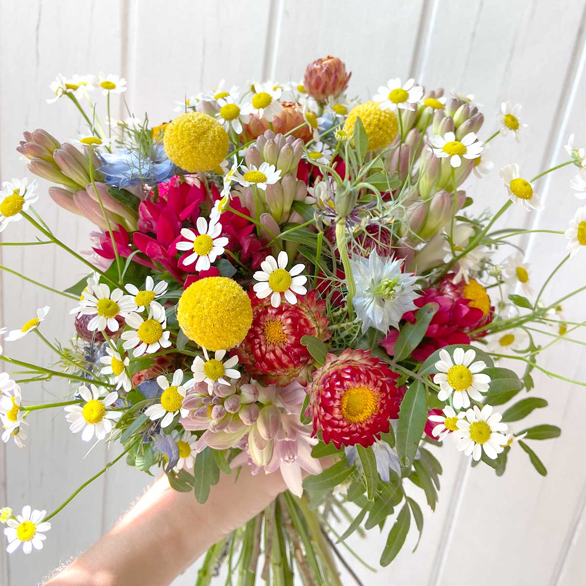 Atelier bouquet de fleurs fraiches